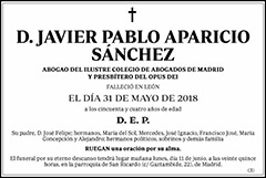 Javier Pablo Aparicio Sánchez